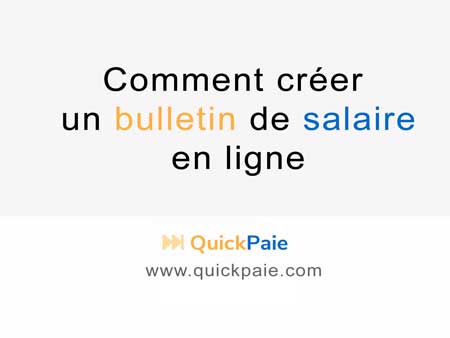 Créer un bulletin de paie en ligne