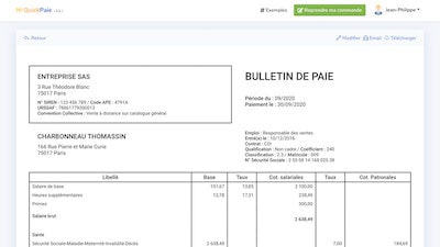 Modèle Bulletin de salaire Excel gratuit 👍 Fiche de paie en ligne
